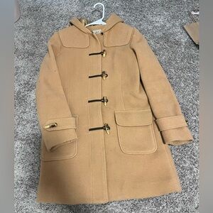 L.L Bean Wool Blend Toggle Coat with Hood